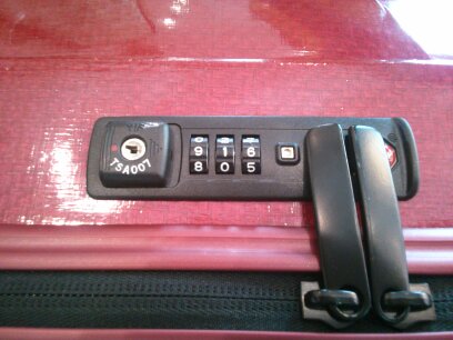 スーツケースTSA007ダイヤル番号開かない時に番号解読、TSAロック鍵