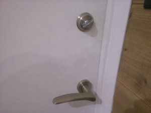 室内ドア鍵取付