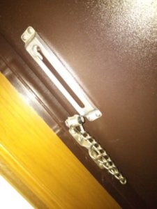 ドアチェーン交換取付