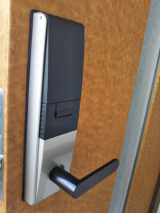 ランダムテンキーロックMIWA取付