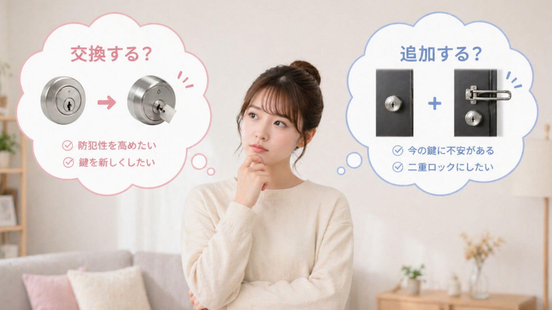 交換・追加・検討