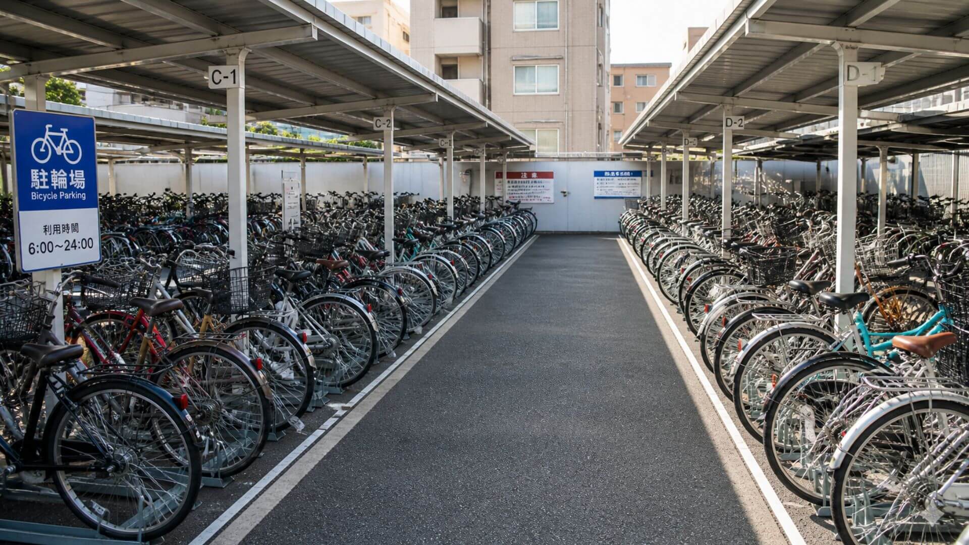 自転車鍵紛失・駐輪場